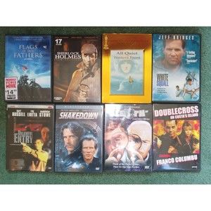 Lot of 8 DVDS classic/action mixed genres
